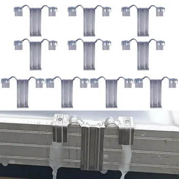 10 buah 30/35/40mm Klip Drainase Air Panel Surya Panel Fotovoltaik Klip Pembuangan Air Baja Tahan Karat Pasokan Tenaga Surya