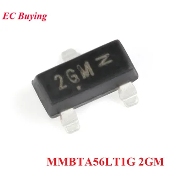 100/50/10 buah Transistor PNP MMBTA56 MMBTA56LT1G 2GM SOT-23 SMD SOT23-80V / -500ma Asli
