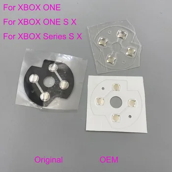 100 Buah Pengganti OEM Asli untuk Pengontrol Xbox Series S X Film Konduktif Tombol D-Pad Snap Kubah Logam untuk Xbox One / S X