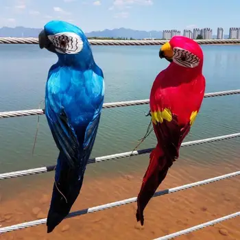 25 cm Manusia Hidup Parrot Simulasi Mainan Lembut Lucu Liar Hadiah 6 Anak Anak Warna Hewan Boneka Burung Ulang Tahun Z7S6