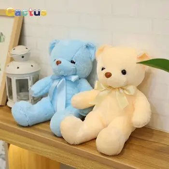 30CM Beruang Warna-warni Mainan Hewan Mewah Boneka Boneka Beruang Lembut untuk Anak Perempuan Hadiah Ulang Tahun Mainan Baby Shower Pernikahan Anak Anak-anak