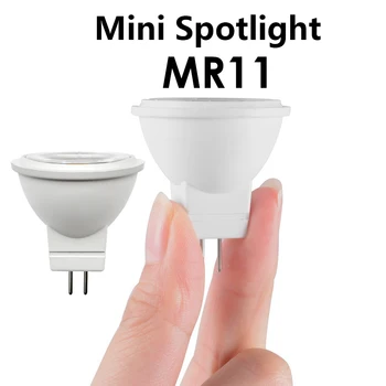 4-20 Buah Lampu Sorot COB Mini LED MR11 GU4 12V 3W Lampu Putih Hangat Cahaya Tinggi Cocok untuk Ruang Kerja dapur Pengganti Halogen 20W 50W