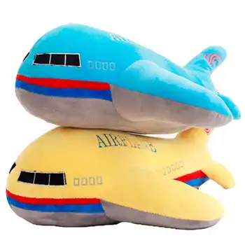40 cm Ukuran Besar Simulasi Pesawat Mainan Mewah Anak-anak Tidur Bantal Lembut Pesawat Boneka Bantal Boneka Hadiah