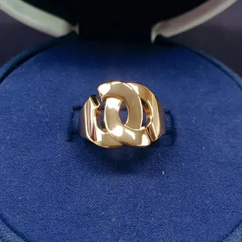 925 Cincin Borgol Emas Perak Perhiasan Pasangan Mewah Prancis Logo R16 Hadiah Pesona Wanita Berkualitas Tinggi Baru