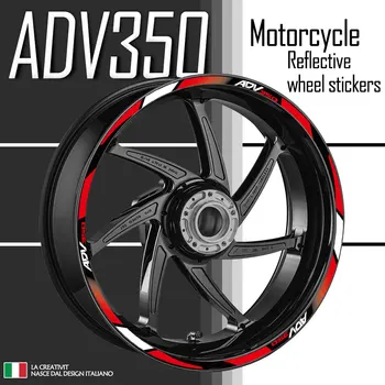 ADV350 Aksesori Sepeda Motor Reflektif Stiker Roda Di Dalam Stiker Hub Pita Garis Tepi untuk Honda ADV350 ADV 350