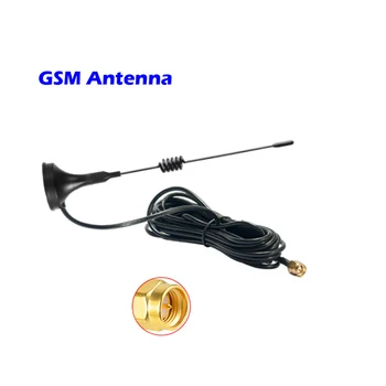 Antena GSM GPRS 3dbi Basis Magnet Udara OMNI Kabel 3 Meter untuk Pengulang Titik Akses Pembuka Gerbang Pengontrol M2M RTU