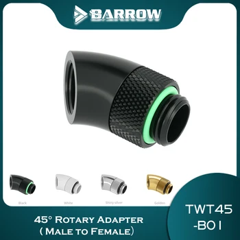 Barrow 45 Derajat Alat Kelengkapan Tabung Keras Putar Perak / Hitam / Perak / Putih / Emasuntuk Tabung Keras OD14mm TWT45-B01