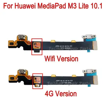 Baru USB Pengisian Port Konektor Biaya Dock Papan Flex Kabel untuk Huawei MediaPad M3 Lite 10.1 Inci P2600 Wifi 4G Versi