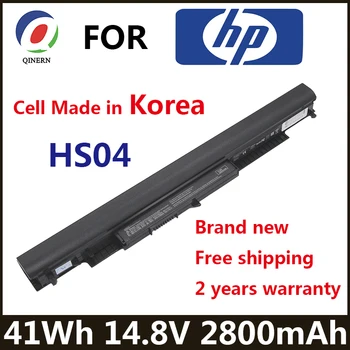 Baterai Laptop HS04 14.8 V 41WH 2800mAh untuk HP 240 245 250 255 G4 HSTNN-LB6U HSTNN-LB6V HSTNN-PB6S 807611-831 807957-001 HS03