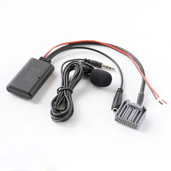 Biurlink 150CM Adaptor Mikrofon Kabel Aux Bluetooth 5.0 untuk Honda Civic CRV Accord Input AUX Musik Bluetooth Nirkabel