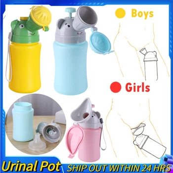 Botol Urinoir Toilet Kebersihan Bayi Laki-laki Perempuan Pot Perjalanan Mobil Toilet Berkemah Antilengket Kebocoran Urin Mobil Buang Air Kecil Tas Kencing Kencing
