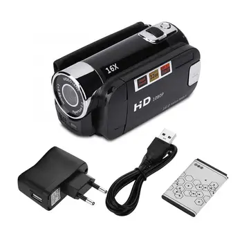Camcorder Digital 16MP 16X HD 720P Full HD Kamera Video Digital 16MP Layar Rotasi 270 Derajat Zoom Pemotretan Malam 16X 2023 Baru