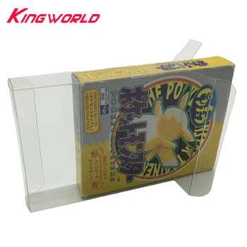 Casing Transparan Kotak Bening untuk Game Boy untuk GB GBC Kartrid Kartu Permainan Koleksi Pelindung Penyimpanan Hewan Peliharaan Plastik Cangkang