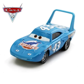 Disney Pixar Cars 2 Paduan Logam No. 43 Raja DINOCO Model Mobil Mainan Edukasi Anak Laki-laki Hadiah Natal Ulang Tahun Anak-anak Brinquedo