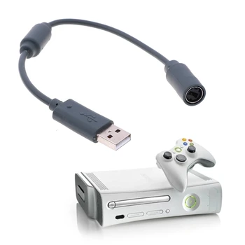 Dongle Ekstensi Adaptor Kabel Kawat Pengganti untuk Xbox 360 Game Controller USB Memisahkan Diri Line Kabel Adaptor