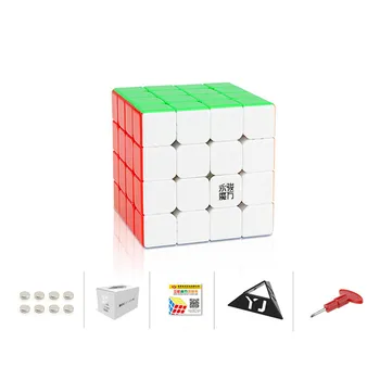 [ECube] Yj Zhilong Kubus Ajaib Magnetik Mini 4x4 Puzzle Kubus Kecepatan Mini 56mm Mainan Yongjun Kubus Magnetik Profesional 4X4X4