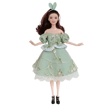 Gaun pakaian mode baru 2023 untuk Boneka Barbie Gaun kecil 1/6 30cm