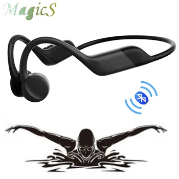 Headphone Renang Earphone Konduksi Tulang Pemutar MP3 Headset Nirkabel Bluetooth Telinga Terbuka Tahan Air 32G untuk Lari Menyelam