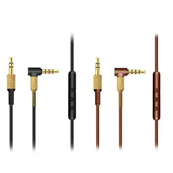 Hi Fi Kualitas Suara Earphone Kabel Ekstensi Line untuk Marshall Major II Headset Emas Plating Colokan Kabel