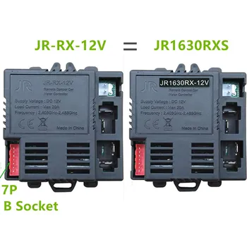 JR1630RX-12V Aksesori Penerima dan Remote Control untuk Anak-anak Suku Cadang Pengganti Mobil Naik Listrik JR1625RX-12V