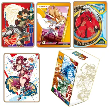 Kartu Anime Jepang Eren Kruger Kirigaya Luffy Zoro Nami Chopper Franky Koleksi Permainan Kartu Koleksi Mainan Hadiah Anak Pertempuran