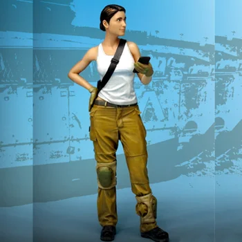 Kit Model Figur Resin Skala 1/35 Mainan GK Tentara Wanita Israel Militer Modern Mainan Diorama GK yang Belum Dirakit dan Tidak Dicat