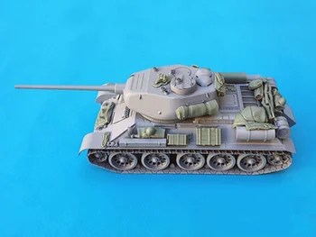 Kit Perakitan Model Figur Resin 1: 35 Bagian Reparasi Tank T34 Tentara Soviet Tidak Dicat (Tanpa Tangki)