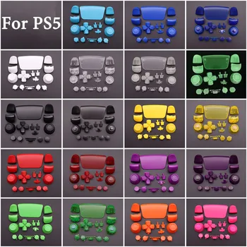 L1 R1 L2 R2 Tombol D-Pad Tombol Berbagi Kit Pengganti Tutup Joystick untuk Gamepad Pengontrol PS5 V1 1.0