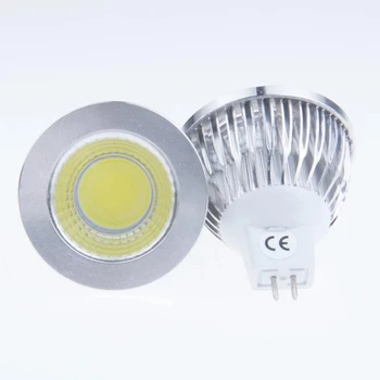 Lampu LED daya tinggi baru MR16 GU5. 3 shock 6W 9W 12W Lampu Sorot TIUP yang Dapat Diredupkan Putih Dingin Hangat MR 16 12V Lampu GU 5.3 220V