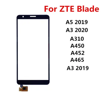 Layar Sentuh untuk ZTE Blade A5 2019 A3 2020 A310 A450 A452 A465 Sensor Digitizer Panel Depan Layar LCD Suku Cadang Perbaikan Kaca