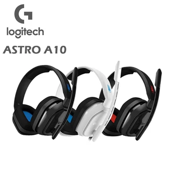 Logitech ASTRO A10 Headset Gaming Berkabel Headphone Komputer Jack Audio 3.5 Mm Tahan Kerusakan Ringan untuk PC / Xbox / PS / Switch