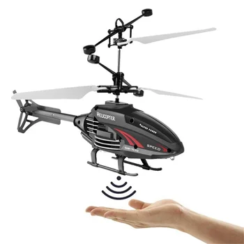 Mainan Helikopter Terbang Helikopter Hover Induksi Isi Ulang USB untuk Anak-anak Mainan Permainan Dalam dan Luar Ruangan Anak-anak Kapal Gratis