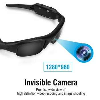 Olahraga Mini Kacamata Kamera 1080P HD Naik Kacamata DVR Kacamata Digital TF Mini Audio Video Recorder Camcorder Kacamata Baru