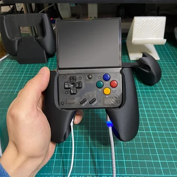 Pegangan Pegangan Cetak 3D untuk Konsol Game Miyoo Mini Plus Miyoomini + Aksesori Pengontrol