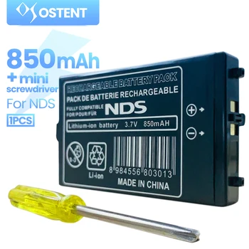 Penggantian Baterai Lithium-ion Isi Ulang OSTENT 850mAh + Kit Paket Alat untuk Nintendo DS NDS