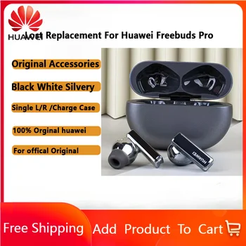 Penggantian Untuk Huawei Freebuds Pro Earbud Kiri atau Kanan Tunggal Asli atau Casing Pengisi Daya Suku Cadang Headphone Bluetooth Nirkabel