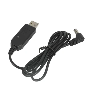 Pengisi Daya Walkie Talkie Pengisi Daya Mobil Kabel Penambah Kabel Daya USB untuk Baofeng UV5R UV82 UV9R Adaptor Pengisi Daya
