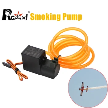 RCEXL Mini Smoking Pump dengan Aliran yang Dapat Disesuaikan untuk Pesawat Jet Gas RC