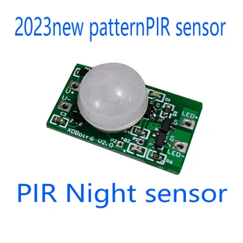 Sakelar Sensor Gerak Kontrol Lampu PIR 3.7 V 5V 12V 24V Sakelar Hidup Mati Detektor Sensor Sakelar Pintar Hanya Berfungsi Di Malam Hari