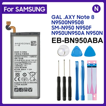 Samsung Asli EB-BN950ABA EB-BN950ABE Baterai 3300 mAh untuk Samsung Galaxy Note 8 N9500 N9508 SM-N950 N950F / U N950A N950N + Alat