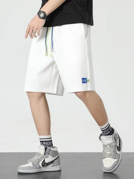 Sweatshorts Pria Musim Panas Celana Longgar Streetwear Hip Hop Mode Celana Pendek Kasual Katun Pria Ukuran Besar 8XL