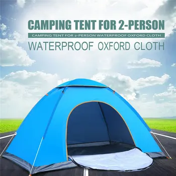 Tenda Luar Ruangan Berkemah Tenda Tahan Air 1 atau 2 Orang Tenda Lipat Portabel Berkemah Di Pantai Berburu Perjalanan Tenda Pop Up