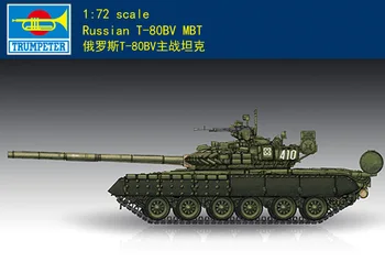 Terompet 07145 1/72 Kit Model Plastik Tank Tempur Utama T-80BV MBT Rusia