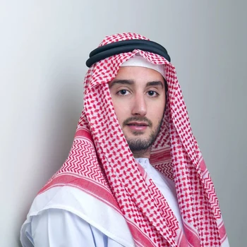 Topi Sholat Islami Kotak-kotak 4 Warna Pakaian Rumah Pria Muslim Tradisional Layanan Ibadah Jilbab Ramadhan Kostum Syal Kepala