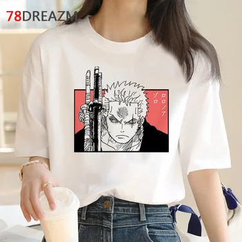 trafalgar Law T shirt Atasan Musim panas Pria Aesthetic Print Kaos Jepang Atasan Kaos Ulzzang tumblr