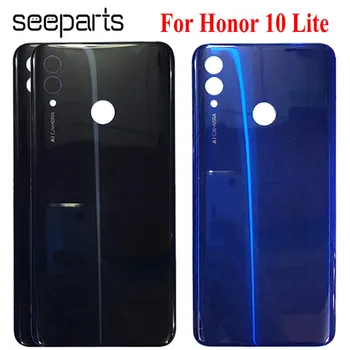 Untuk Honor 10 Lite Casing Baterai Belakang Casing Penutup Perumahan Belakang Pintu untuk Penutup Baterai Huawei Honor 10 Lite 6.21