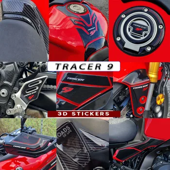 Untuk Yamaha Tracer 9 2022 2023 Aksesori Yamaha Tracer 9GT Aksesori Sepeda Motor Bantalan Pelindung Stiker Resin Epoksi 3D