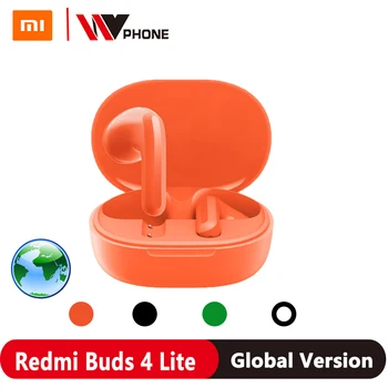 Versi Global Xiaomi Redmi Buds 4 Lite Earphone Headset Bluetooth TWS Masa Pakai Baterai IP54 20 Jam Earbud Nirkabel Sejati Mi 