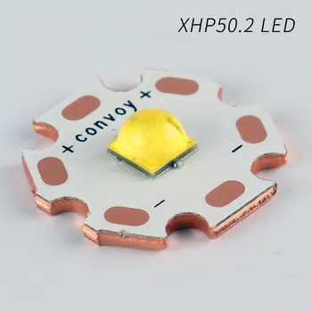XHP50. 2 LED dengan pelat tembaga DTP 20mm 6V 70CRI