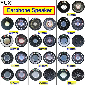 YUXI Driver Hi Fi Bluetooth Speaker Headphone Magnetik Putih 27mm 30mm 40mm 50mm Earphone Kelas Atas Perbaikan Pengeras Suara Diy